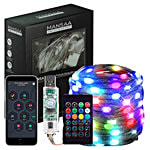 Mansaa Smart LED Dream Beam Bluetooth Decorative Light - 5 m, 50 LEDs, Multicolour, For Home Decoration & Celebrations, 500 x 0.6 x 0.6 cm 1 pc