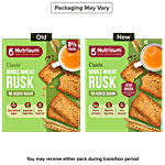 Nutrisum Elaichi Whole Wheat Rusk 180 g