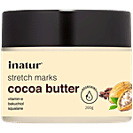 Inatur Stretch Marks Cocoa Body Butter - Vitamin E, Bakuchiol, Squalane 200 g