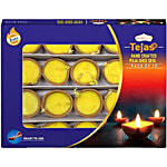 Shubhkart Ghee Diya - For Puja, Pure Cow Ghee Diya, Wax Free Terracotta Clay Diya, Tejas, 255x25x205mm 20 pcs