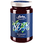 d'arbo Reduced Sugar Jam - Blueberry, With 80% Fruit Content 250 g Bottle
