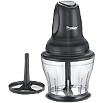 Prestige Electric Vegetable & Fruit Chopper With Stainless Steel Blade, PEC 4.0, Black 1 pc