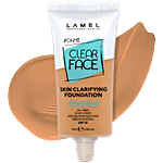 Lamel Oh My Clear Face Skin Clarifying Foundation With SPF 15 40 ml 407 Medium Tan