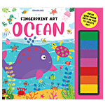 Dreamland Fingerprint Art Ocean Activity & Colouring Book 1 pc (With Colour Thumb Pad)