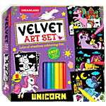 Dreamland Unicorn Velvet Art Set With 8 Sheets 1 pc (Free Sketch Pens Inside)