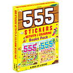 Dreamland 555 Stickers Activity & Colouring Books 2 pcs