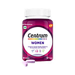 Centrum Women With Biotin, Vitamin C & 22 Vital Nutrients For Overall Health, Radiance, Strong Bones & Immunity Veg 30 pcs