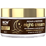 Wow Skin Science Repair & Restore Night Cream - Repairs Skin Damage, Hydrates & Nourishes Skin 50 ml 