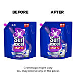 Surf Excel Matic Front Load Liquid Detergent 4 kg Refill Pouch