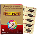 Multi Power Multivitamin Natural Ginseng Capsules 10 pcs