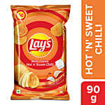 Lay's West Indies Hot N Sweet Potato Chips - Crispy Chips & Snacks 82 g