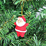 Urban Fest Christmas Tree Hanging Santa Claus Teddy, Large Size Decorative 1 pc