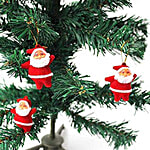 Urban Fest Christmas Tree Hanging Santa Claus Teddy, Medium Decorative 2 pcs