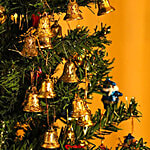 Urban Fest Decorative Hanging Bells, For Christmas Tree, Small, Golden Colour 100 pcs