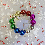 Kostume Christmas Tree Decoration Balls, Mirror Shine, Plastic 12 pcs