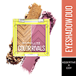 Maybelline New York Color Rivals Shadow Longwear Duo Eyeshadow Palette - Assertive x Coy 3 g