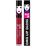 Elle 18 OMG Lip Gloss - Moisturising, Non-Sticky, Light weight, With Jojoba Oil 2.5 ml Rose All Day