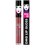 Elle 18 OMG Lip Gloss - Moisturising, Non-Sticky, Light Weight, With Jojoba Oil 2.5 ml Honeyed Hush