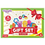 Giggles Gift Set Classic - For New Born, Stack,Nest, Link, Squeakers, Teether, Rattle, 6+ Months 1 pc (15 pcs)