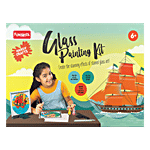 Handycrafts Glass Painting Kit - With Display Stands, 6+ Years, Multicolour 1 pc