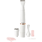 Lifelong Battery Powered Rechargeable Trimmer - Eyebrow, Underarms & Bikini, For Women, White, 1 Year Warranty, LLPCW30 1 pc