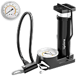 Lifelong Foot Air Pump for Bicycle and Bike Tyres (Black) 1 pc