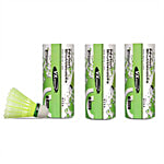 Vector X Flight Badminton Nylon Shuttlecocks - Neon Green 3 pcs (Pack of 3)