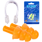 Viva Swimming Silicone Ear Plugs & Nose Clip Set 2 pcs