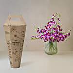 The Floral Portrait 10 Stems Of Orchids + Fillers Bouquet 1 pc