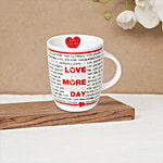 Clay Craft Valentines Day Special Love Quote Coffee Mug 340 ml