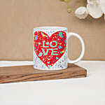 Clay Craft Valentines Special Love Quote Printed Coffee & Milk Mug 354 ml