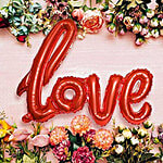 Creative Space "Love" Foil Balloon Alphabet Letter Shaped, 15 x 1 x 10 cm 1 pc