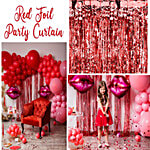 Creative Space Red Door Curtain, 15 x 1 x 12 cm 1 pc