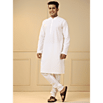 Indigo Men's Kurta With Churidar 1 Set (Size - M)