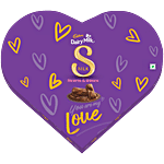 Cadbury Dairy Milk Silk Heart Shaped Chocolate Gift Box 135 g (15 Units x 9 g each)