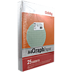 Oddy A4 25 Sheets Graph Paper Booklet 1 pc 