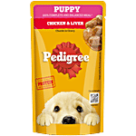 Pedigree Puppy Wet Dog Food - Chicken Chunks In Gravy 130 g