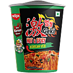 Nissin Geki - Hot & Spicy Korean Veg Flavoured Ramen Cup Noodles 70 g Cup
