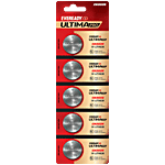 Eveready Ultima Pro CR2032 3V Lithium Coin Batteries 5 pcs