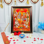 Mangal Bhavan Ram Darbar Photo Frame 1 pc