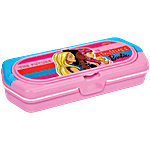 Pratap Flip Note Stationery Set Marker + Duster + Pencil + Scale, Pencil Box - Barbie, Pink 1 pc