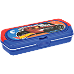 Pratap Flip Note Stationery Set Marker + Duster + Pencil + Scale, Pencil Box - Hotwheels, Dark Blue 1 pc