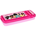 Pratap Flip Flop Compass Pencil Box - Barbie, Pink 1 pc