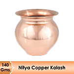 Shubhkart Nitya Copper Kalash - Size 2 1 pc