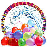 DealBindaas Holi Water Balloons - Assorted Colours 100 pcs