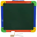 Gravity Double Sided Slate - Green Chalk & White Board, 29.4 x 27 cm 1 pc