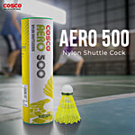 Cosco Badminton Shuttle Cock - Aero 500, Hobby Grade 6 pcs