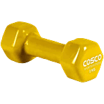 Cosco Dumbbell â€“ Vinyl, Assorted Colour, 2 Kg 1 pc