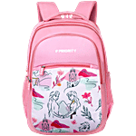 Priority Girls Printed College Bag/Backpack, Size 45 Cm 1 pc