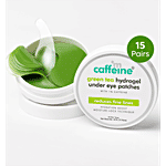 mCaffeine Green Tea Hydrogel Under Eye Patches - With 1% Caffeine 30 pcs (15 Pairs)